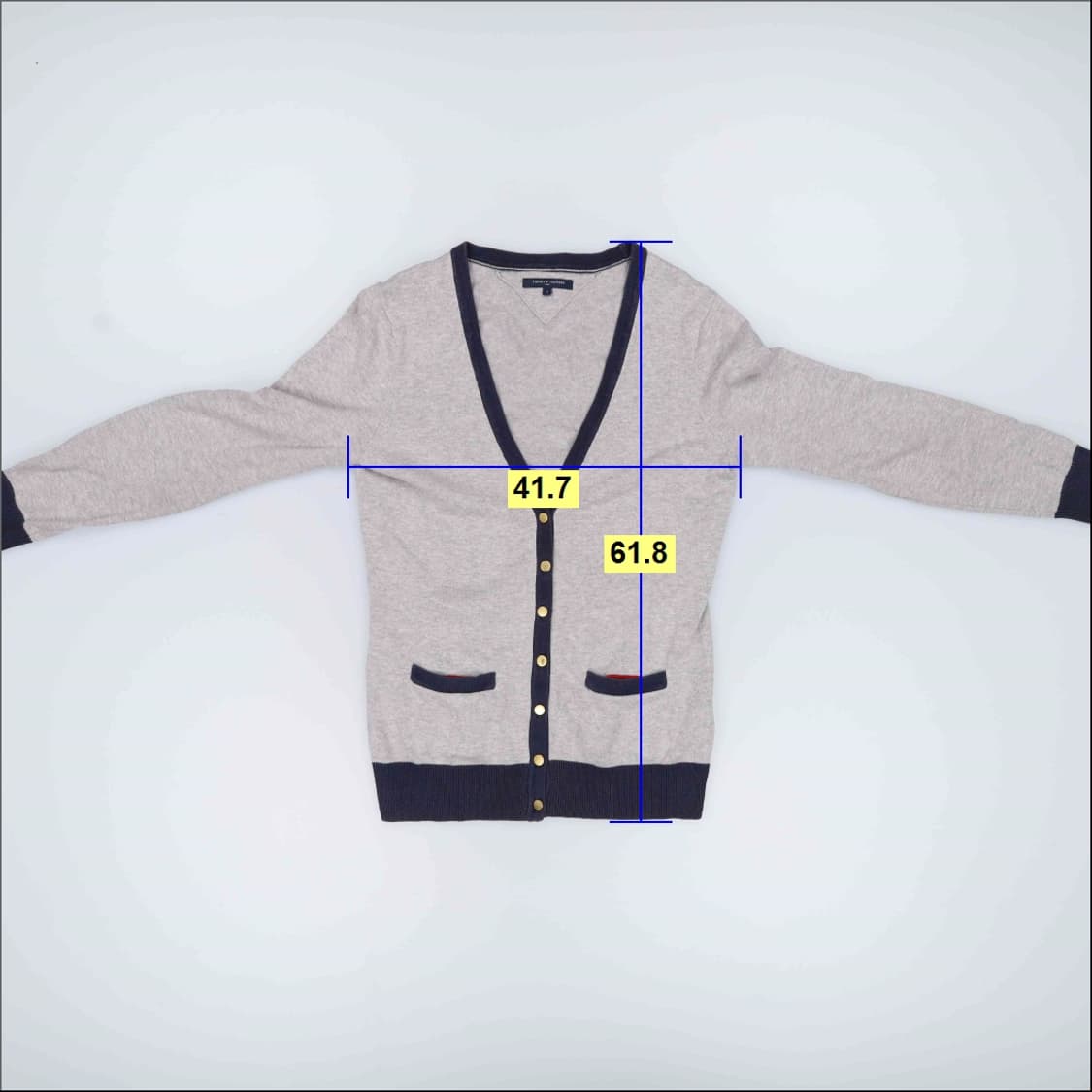 S 타미힐피거 패치 가디건 0408H1 상품이미지6