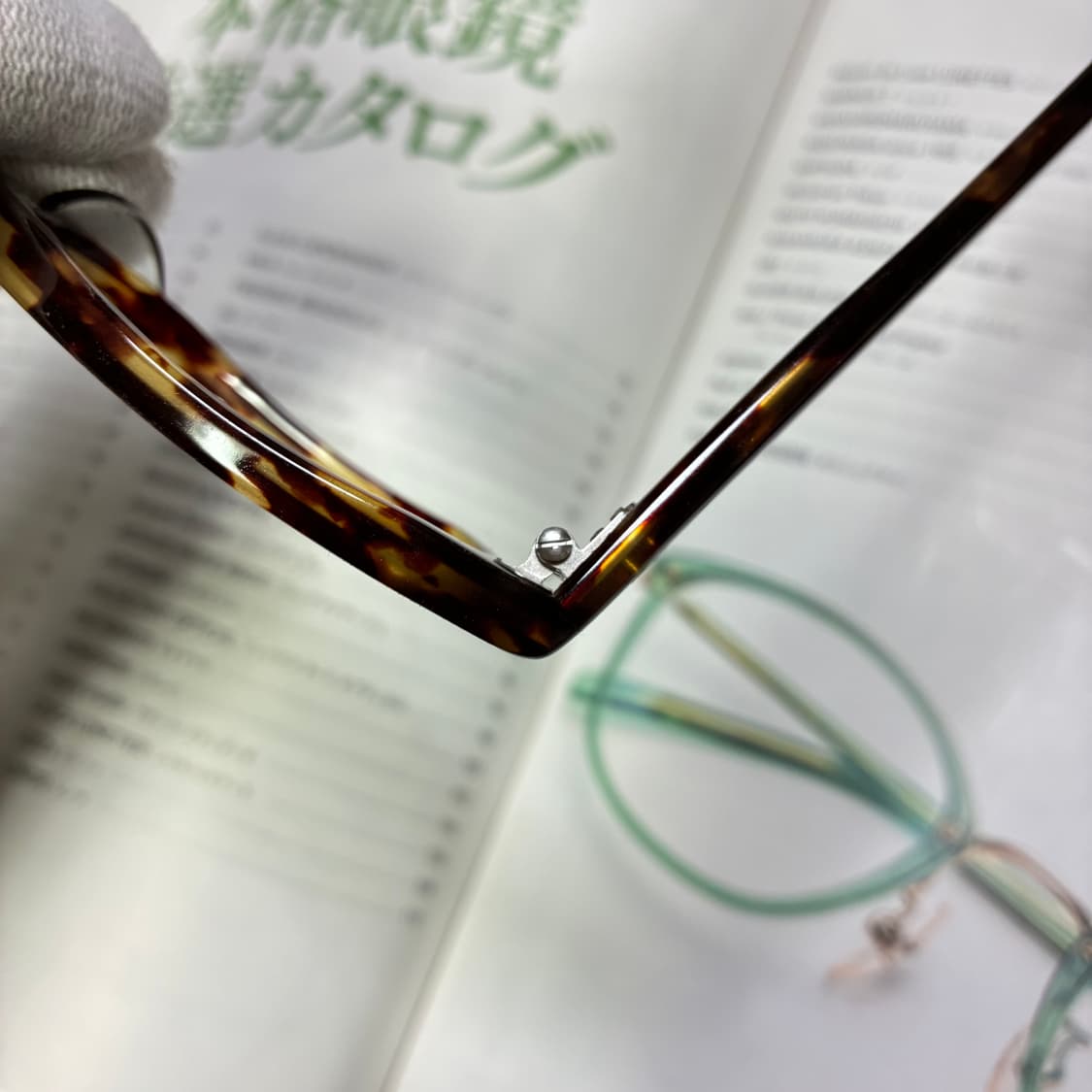 角矢甚治郎作 카도야 진지로 사쿠 톨토이즈 일본 장인 셀룰로이드 안경 상품이미지4