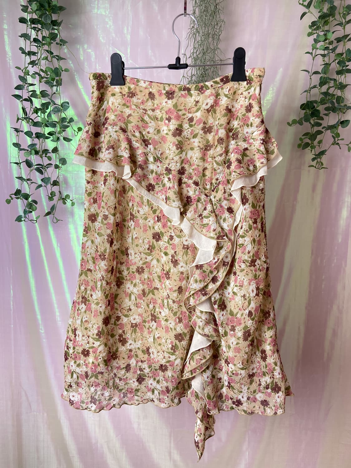 Flower frill long sk 플라워 프릴스커트 상품이미지1