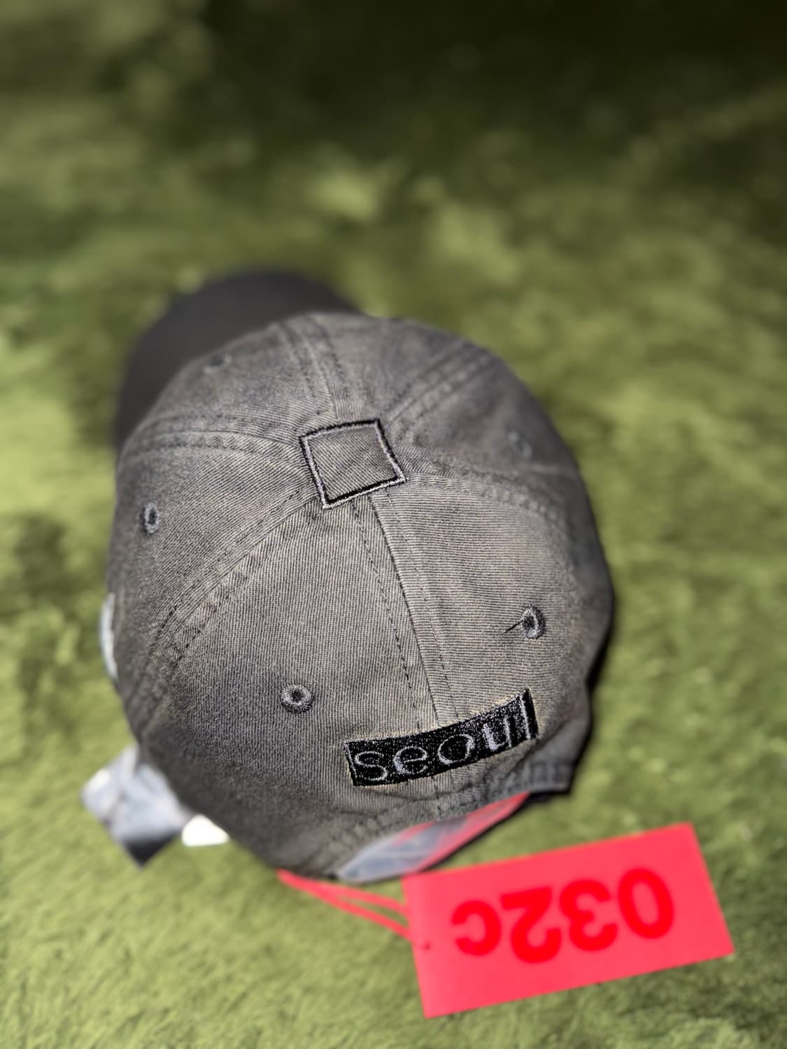 [OS] 032C 서울 익스클루시브 워시드 캡 블랙 상품이미지4