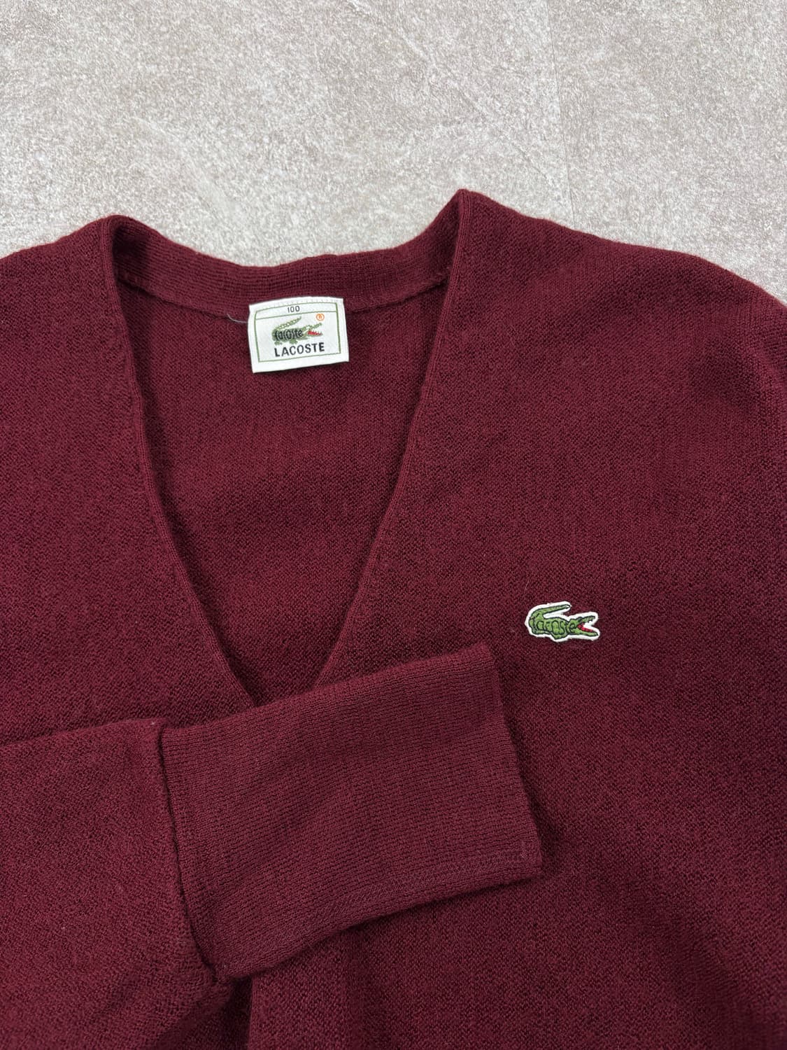 Lacoste 90's Cardigan   표기 𝑆𝑖𝑧𝑒 : 10 상품이미지2