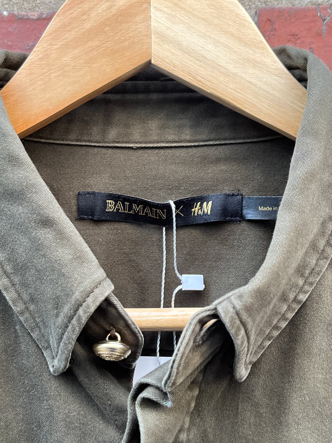 발망 x h&m 밀리터리 셔츠 상품이미지3