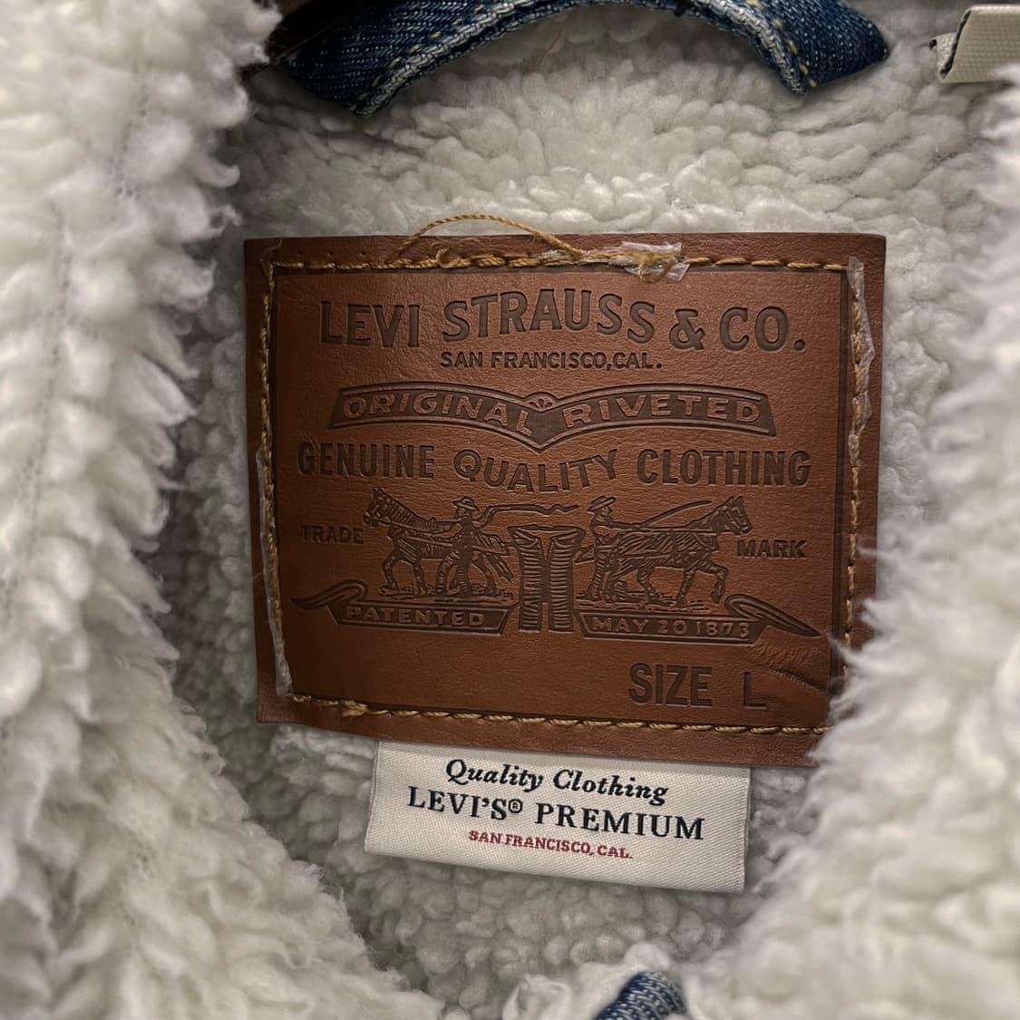 리바이스 타입 1 쉐르파 데님 트러커 자켓 상품이미지6