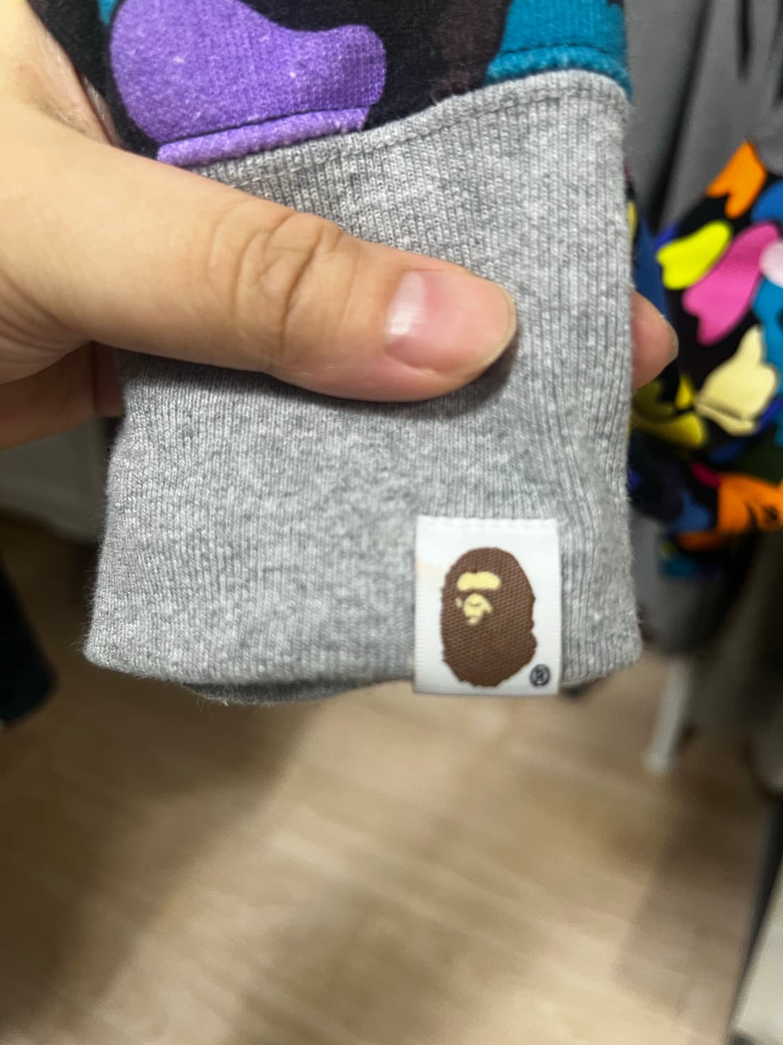 베이프 후드집업 L사이즈 상품이미지4