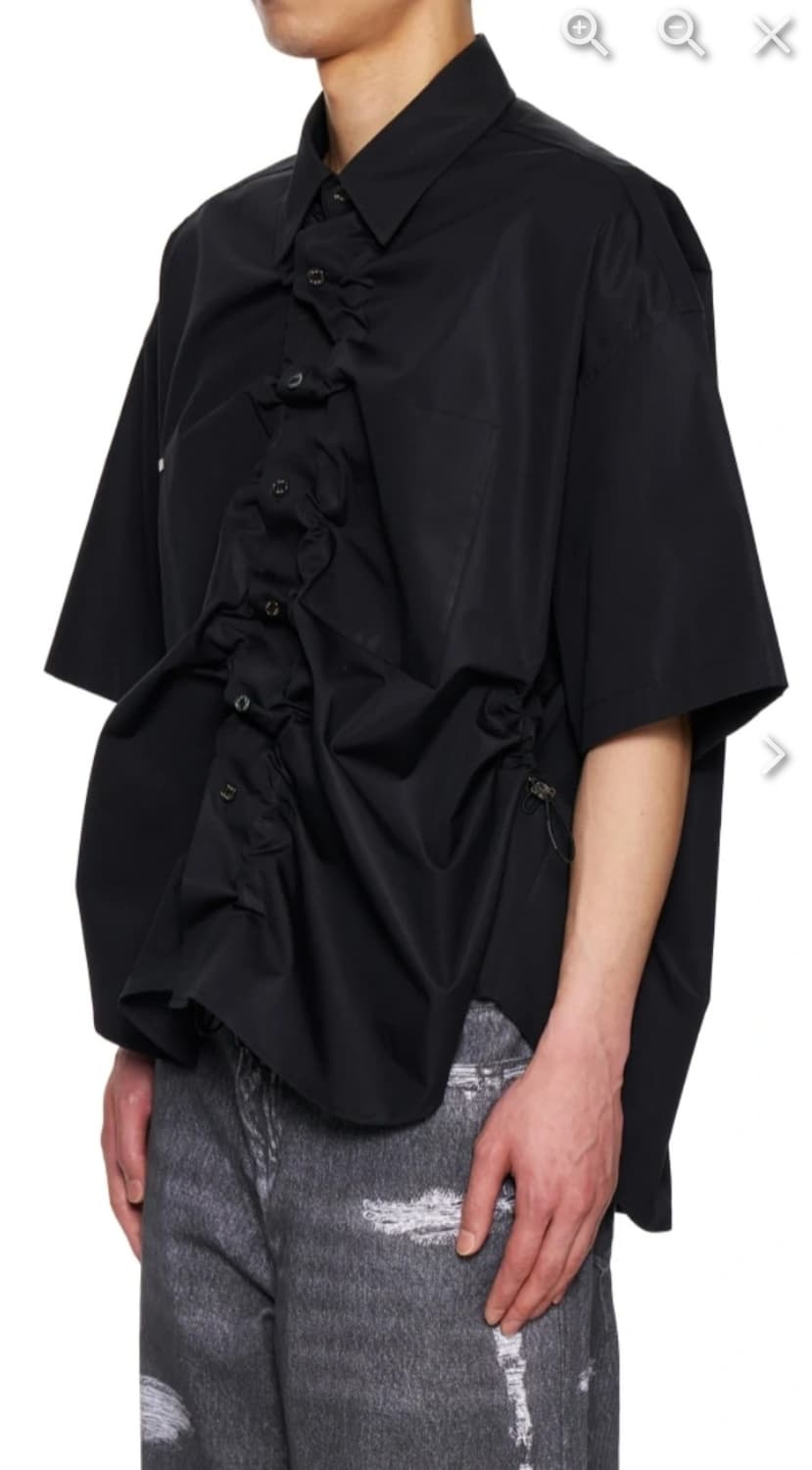 정품) 우영미 숏슬리브 스트링 셔츠  상품이미지8