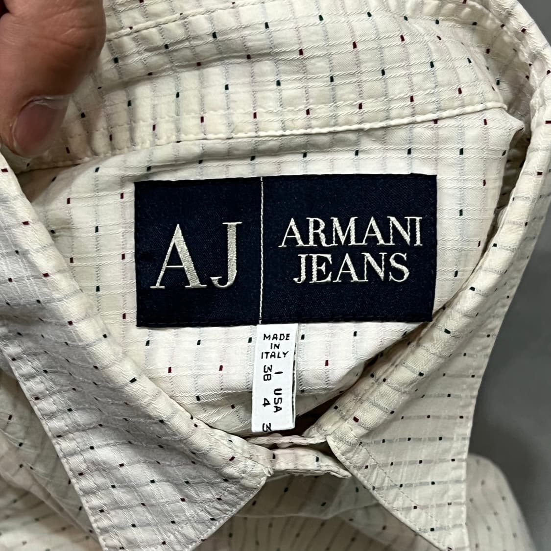  아르마니 진스 패턴 셔츠 y16110 상품이미지6