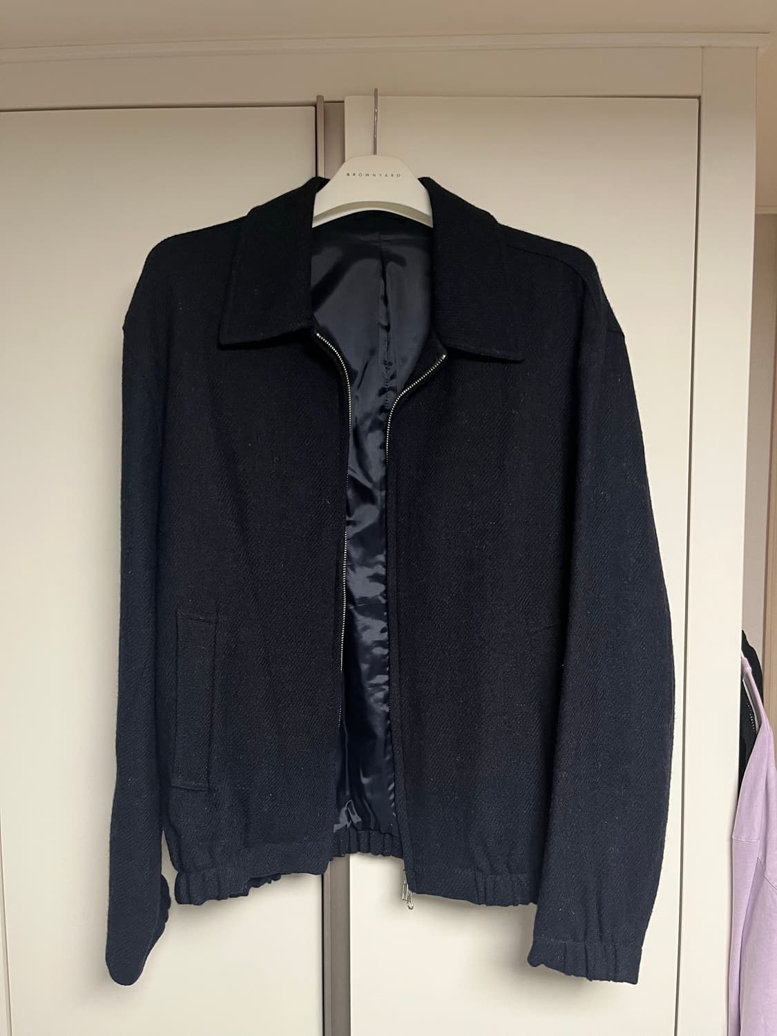 브라운야드 해리스 트위드 자켓 네이비 상품이미지1