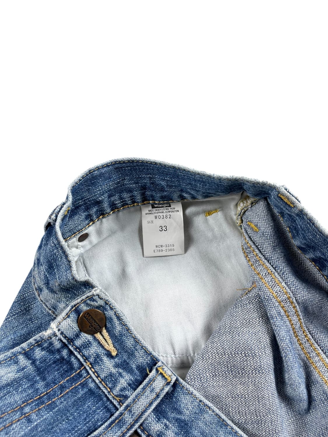 Wrangler  연청 스트레이트핏 데님팬츠 상품이미지5