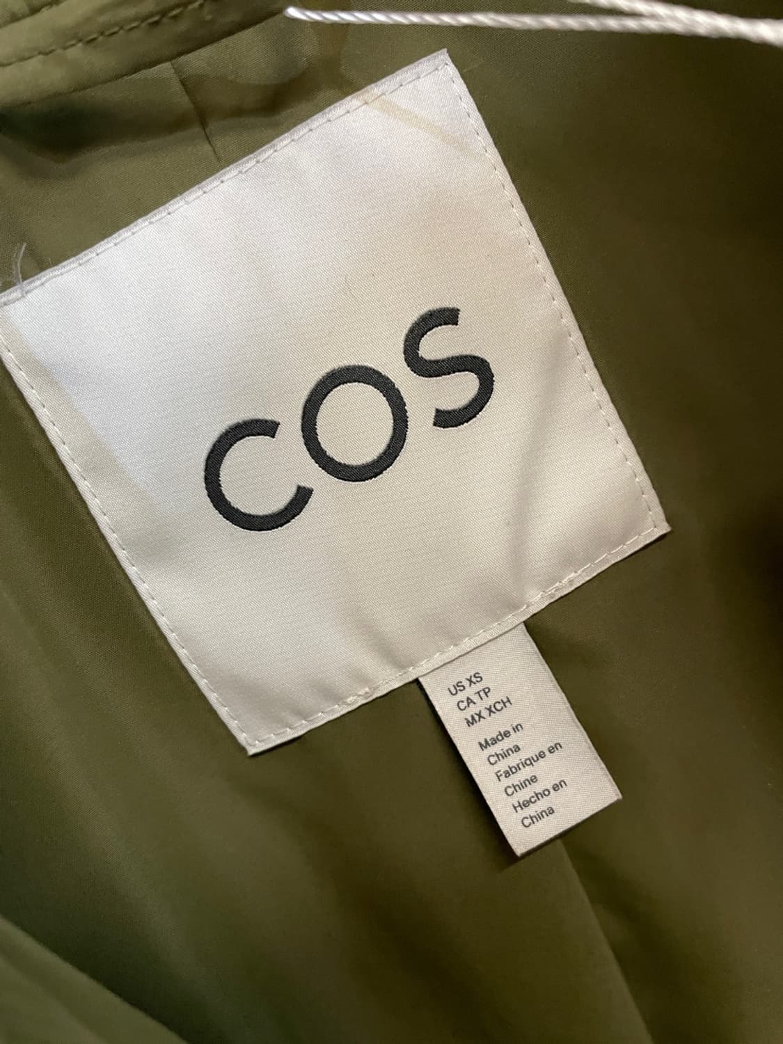 코스 퀼팅 롱 코트 상품이미지5