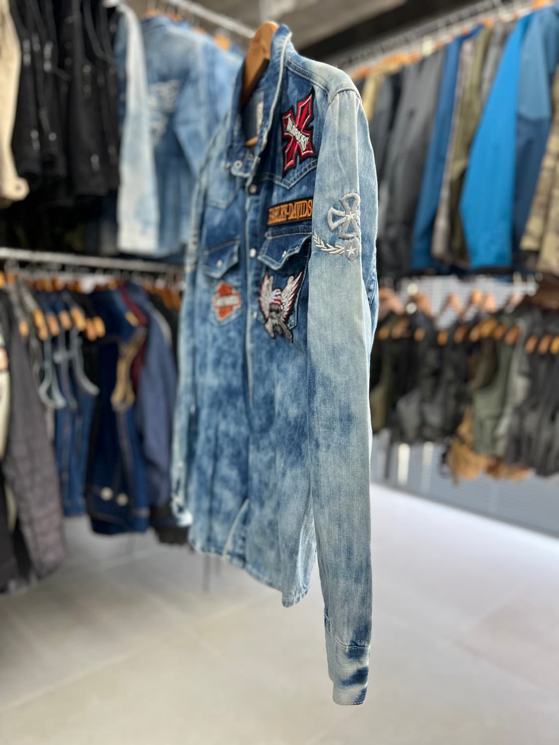 중청워싱 남방 L  상품이미지3