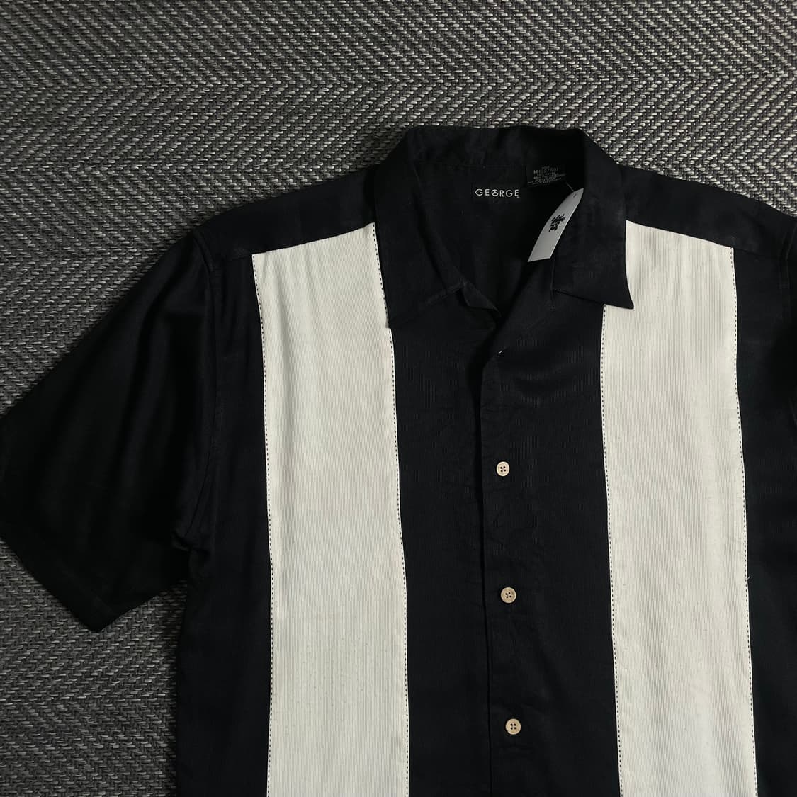 USA 오리지날 빈티지 패턴 쿠바 셔츠o 3652 상품이미지4