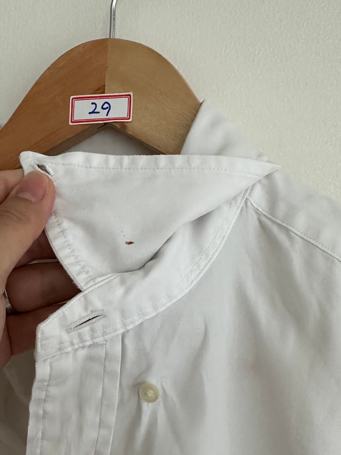 폴로 랄프로렌 화이트 반팔 셔츠 XL 상품이미지8