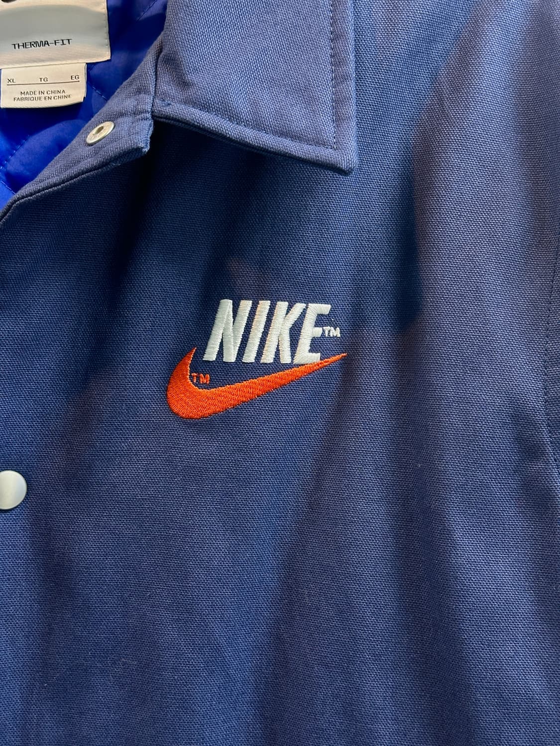 나이키 NSW 트렌드 WC 1 코치 재킷 (네이비, XL) 상품이미지5