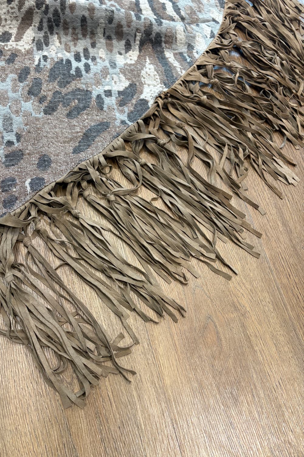 Leopard & Zebra Mixed Wrap Skirt 상품이미지3