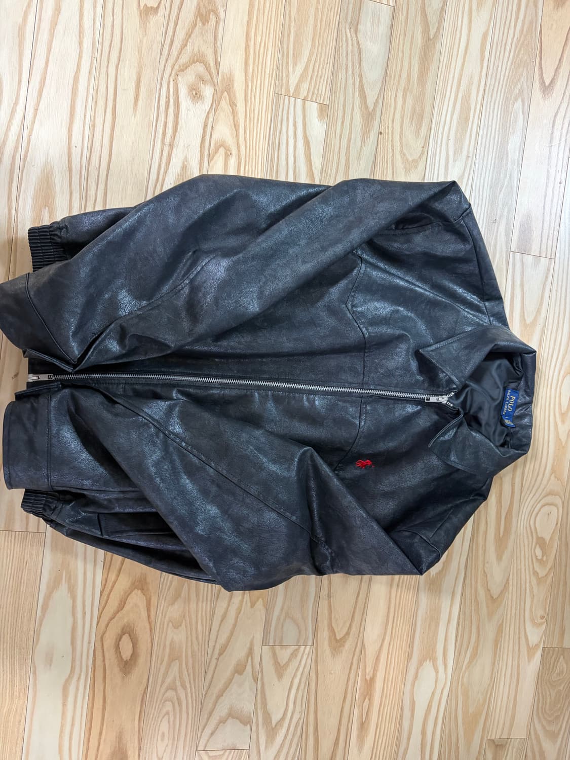 폴로 헤링턴 가죽자켓 L사이즈 상품이미지2