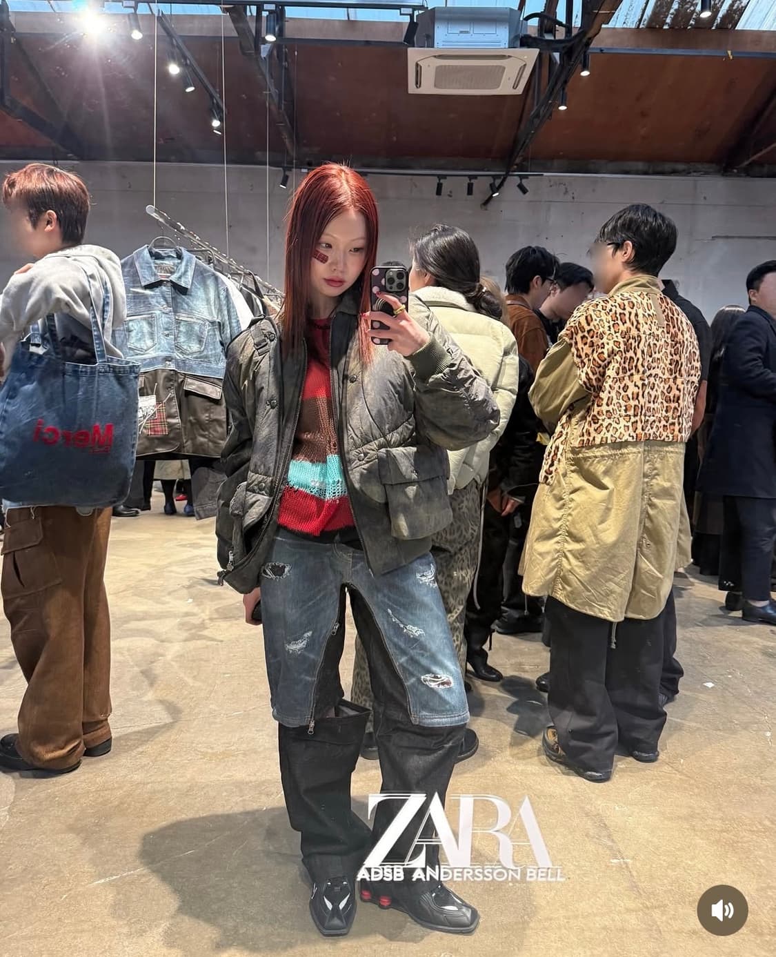 자라 앤더슨벨 초회판 디테쳐블 레이어드 진 40 상품이미지4