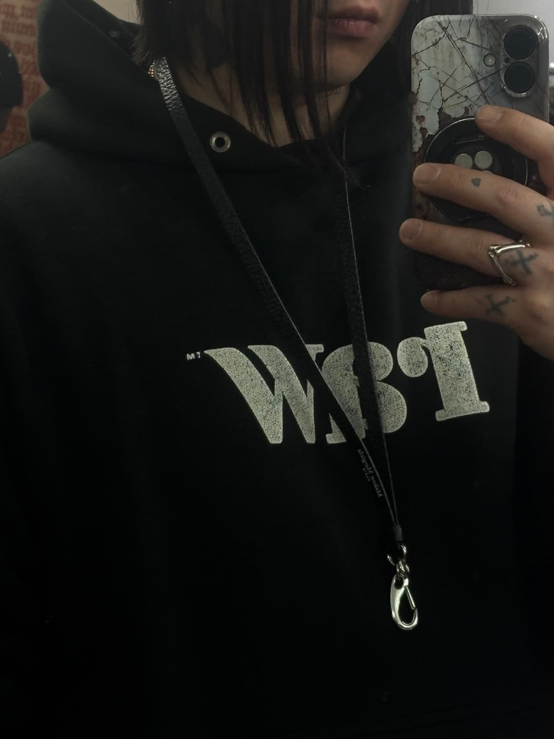 TTF✳️마르지엘라 레더 롱 스트랩 키링 상품이미지3