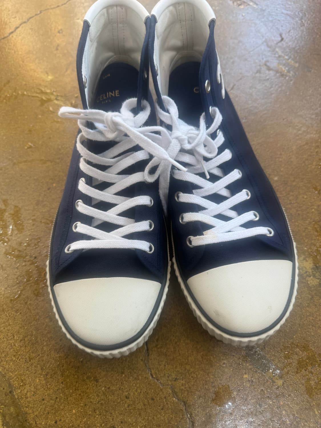셀린느 하이탑 스니커즈 네이비 39 상품이미지1