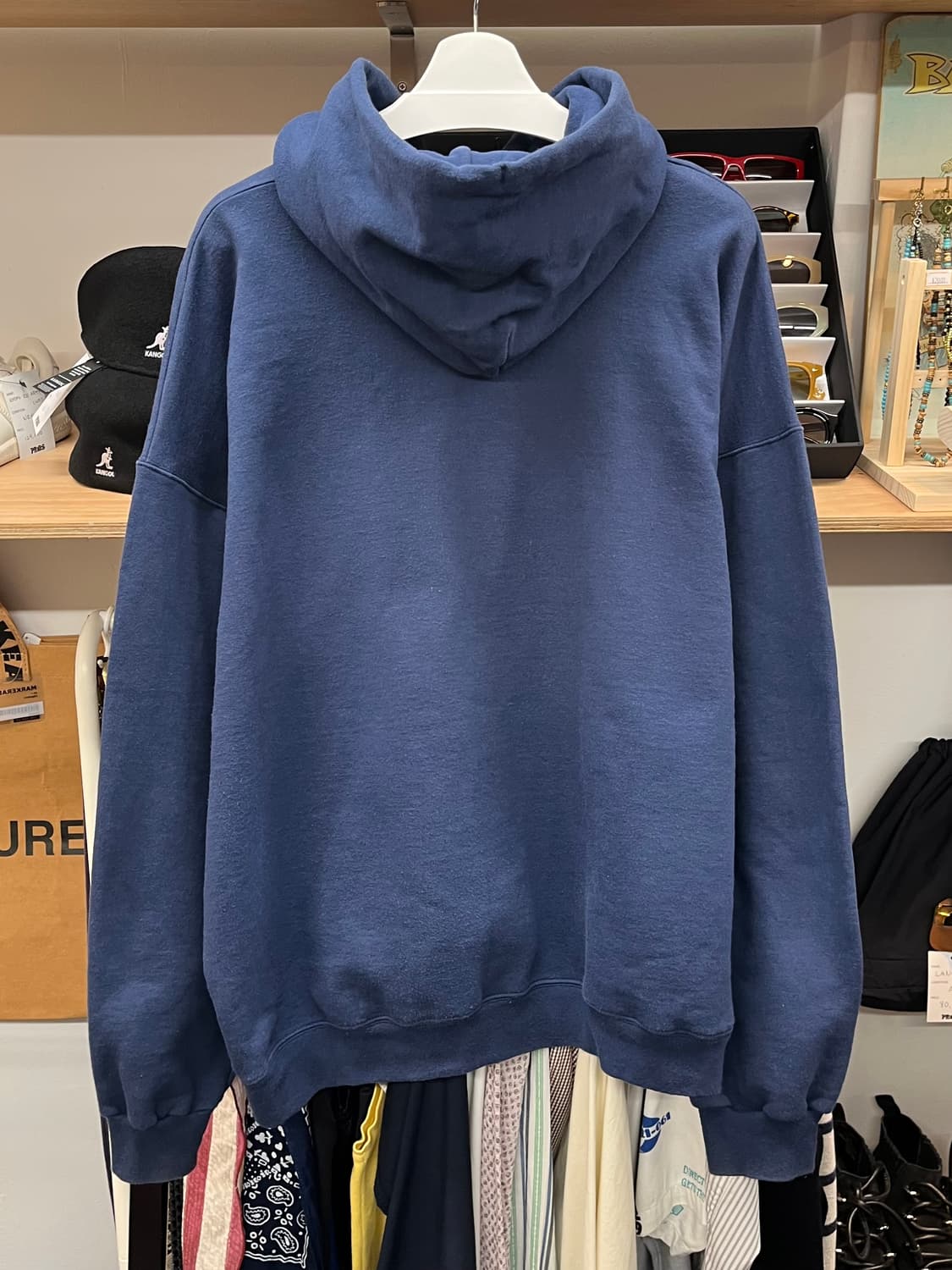 [105] 트레셔 플레임 후드티 네이비 상품이미지4