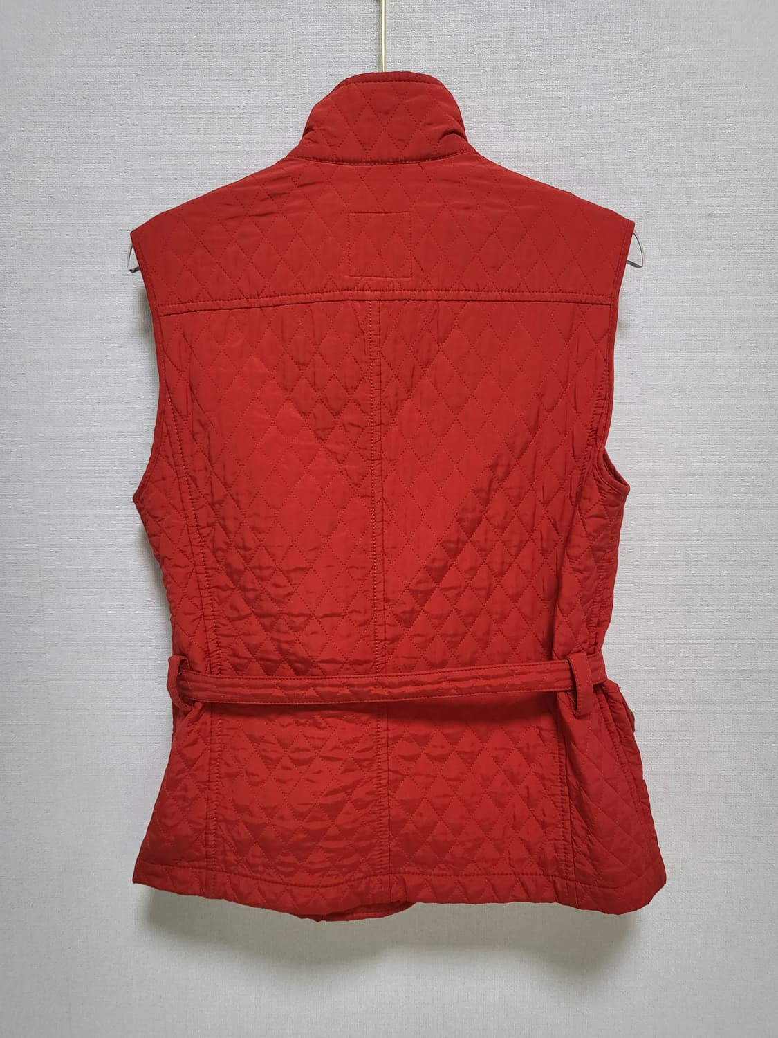 막스마라 오렌지레드 벨트 퀄팅베스트 44-66 상품이미지2