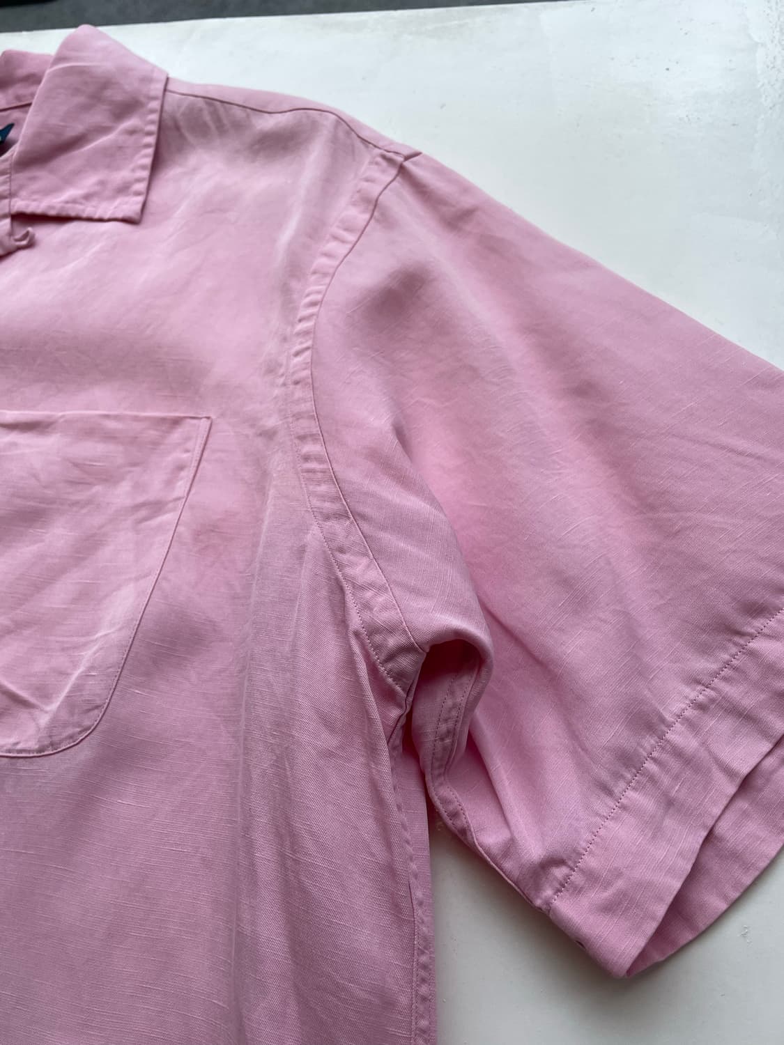 90’s Polo RL Caldwel shirt 폴로 칼드웰 실크 셔츠 상품이미지8