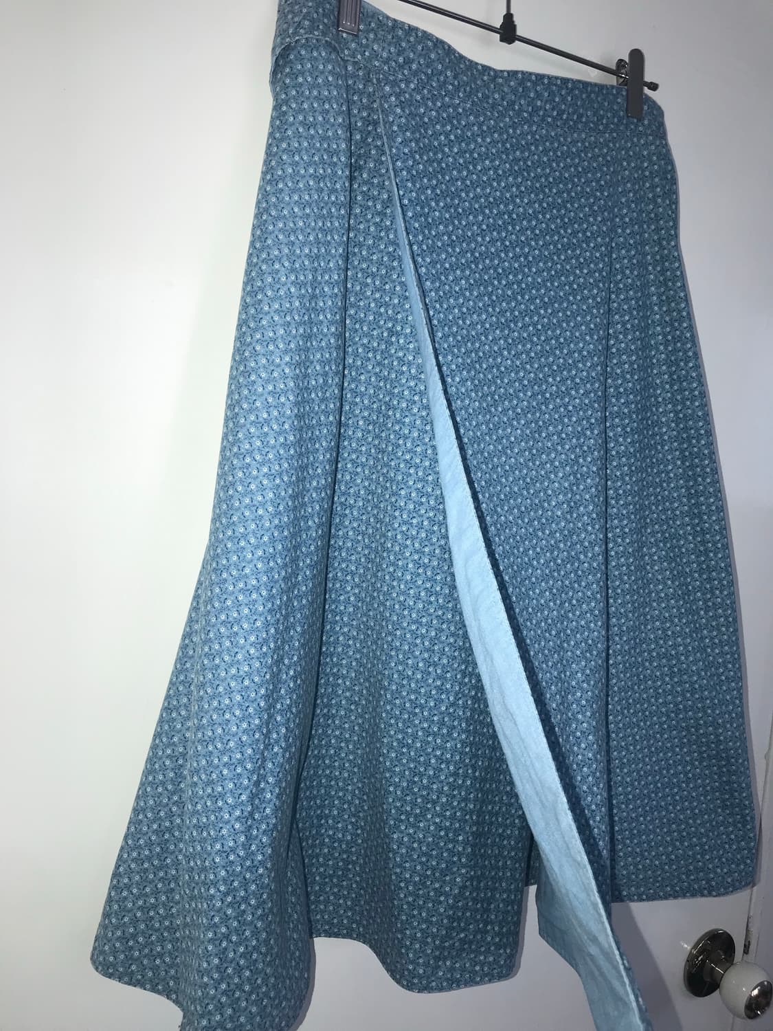Flower Pattern Reversible Wrap Skirt 상품이미지2