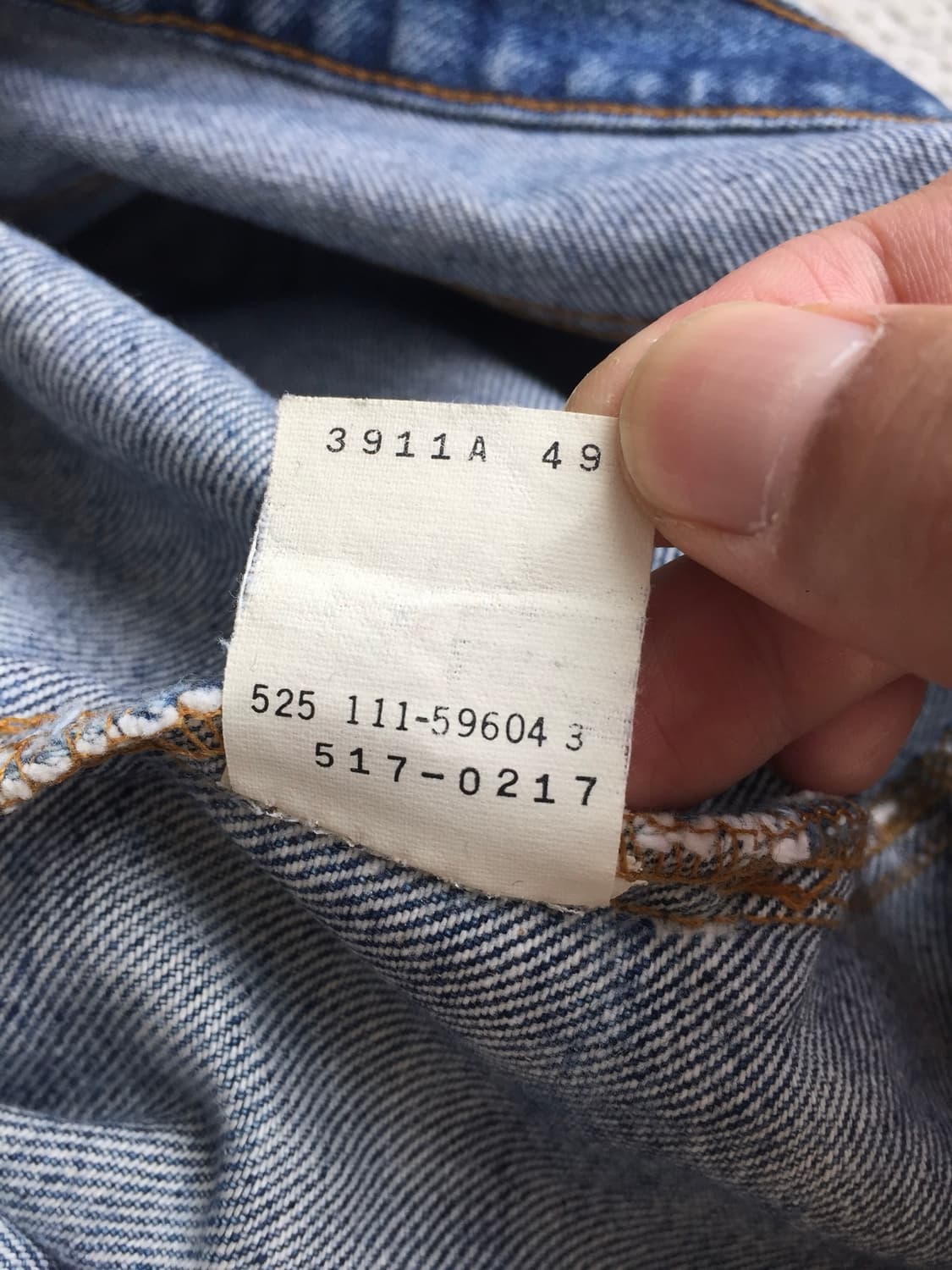 90‘s levis 리바이스 517 부츠컷 데님 굿에이징 상품이미지9