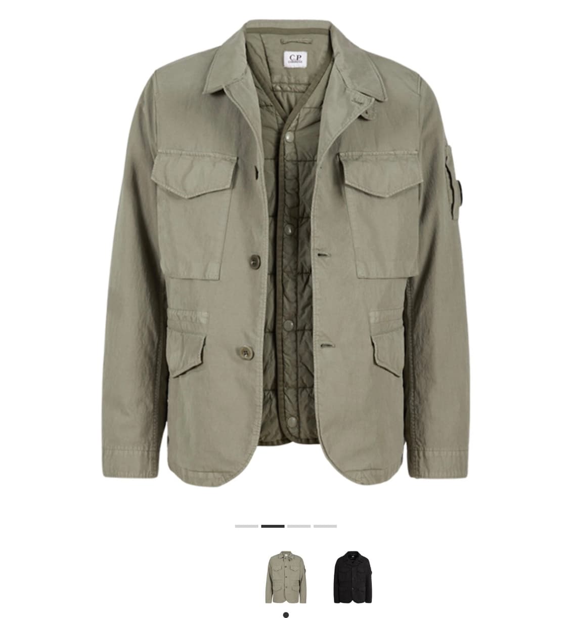 [새상품]cp컴퍼니 필리 러버 고마타 패딩 블레이저 상품이미지4