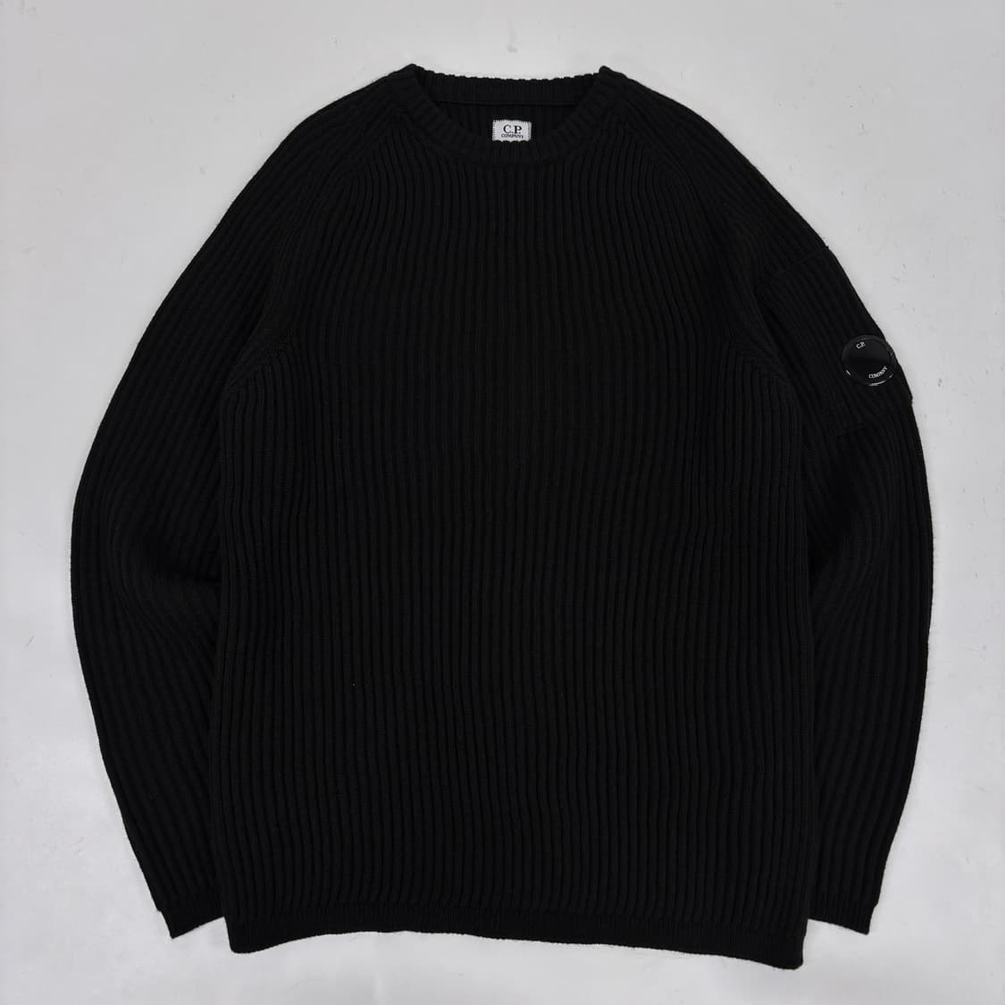 C.P company 씨피컴퍼니 메리노울 렌즈 패치 니트  상품이미지4