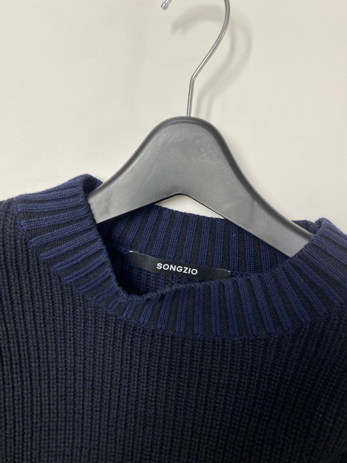 SONGZIO 송지오 옴므 블랙 블루 니트 (48) 상품이미지3