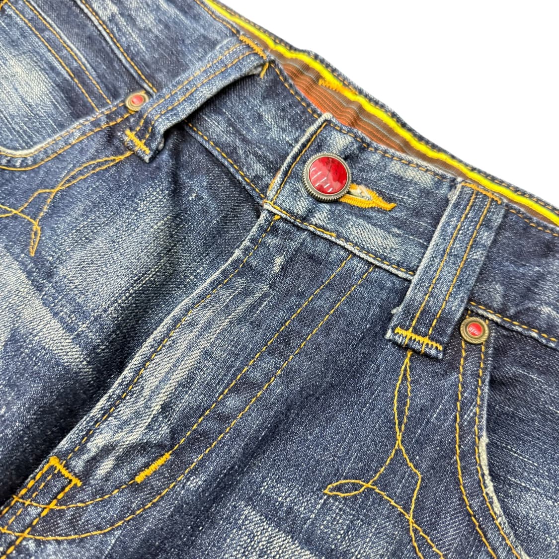 에드윈 503 세미부츠컷 데님 워싱팬츠 상품이미지5