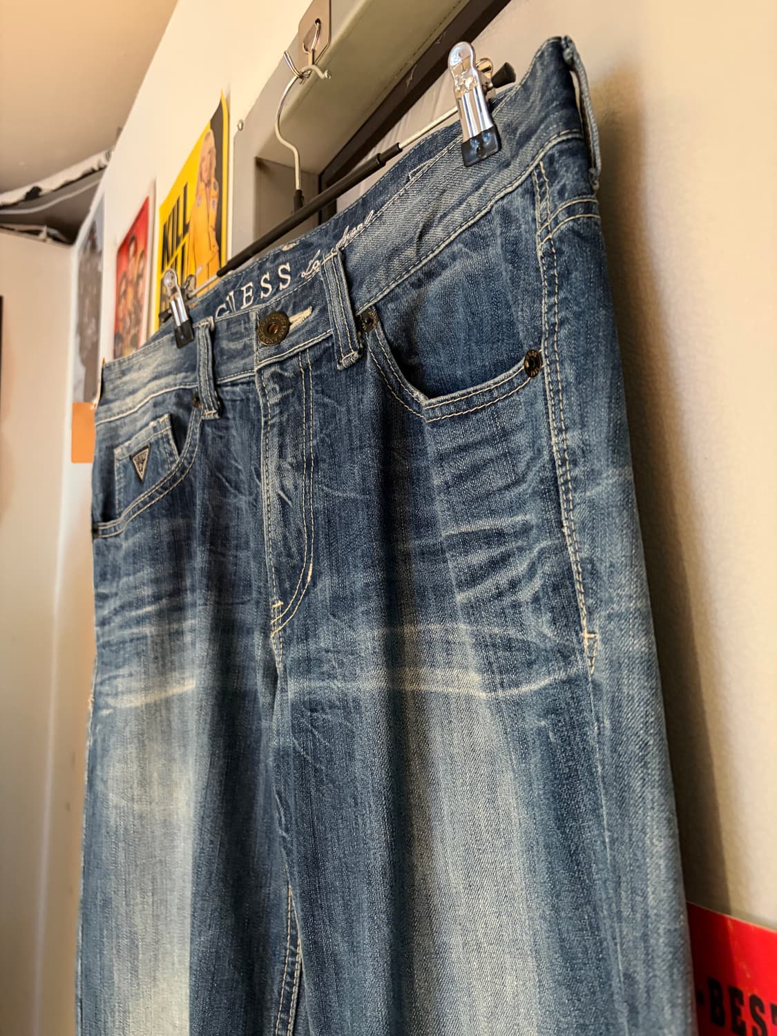 게스 워싱 데님 팬츠 상품이미지3