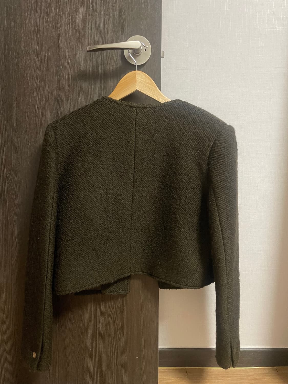 런던플랏 앙고라 트위드 자켓 brown 상품이미지2