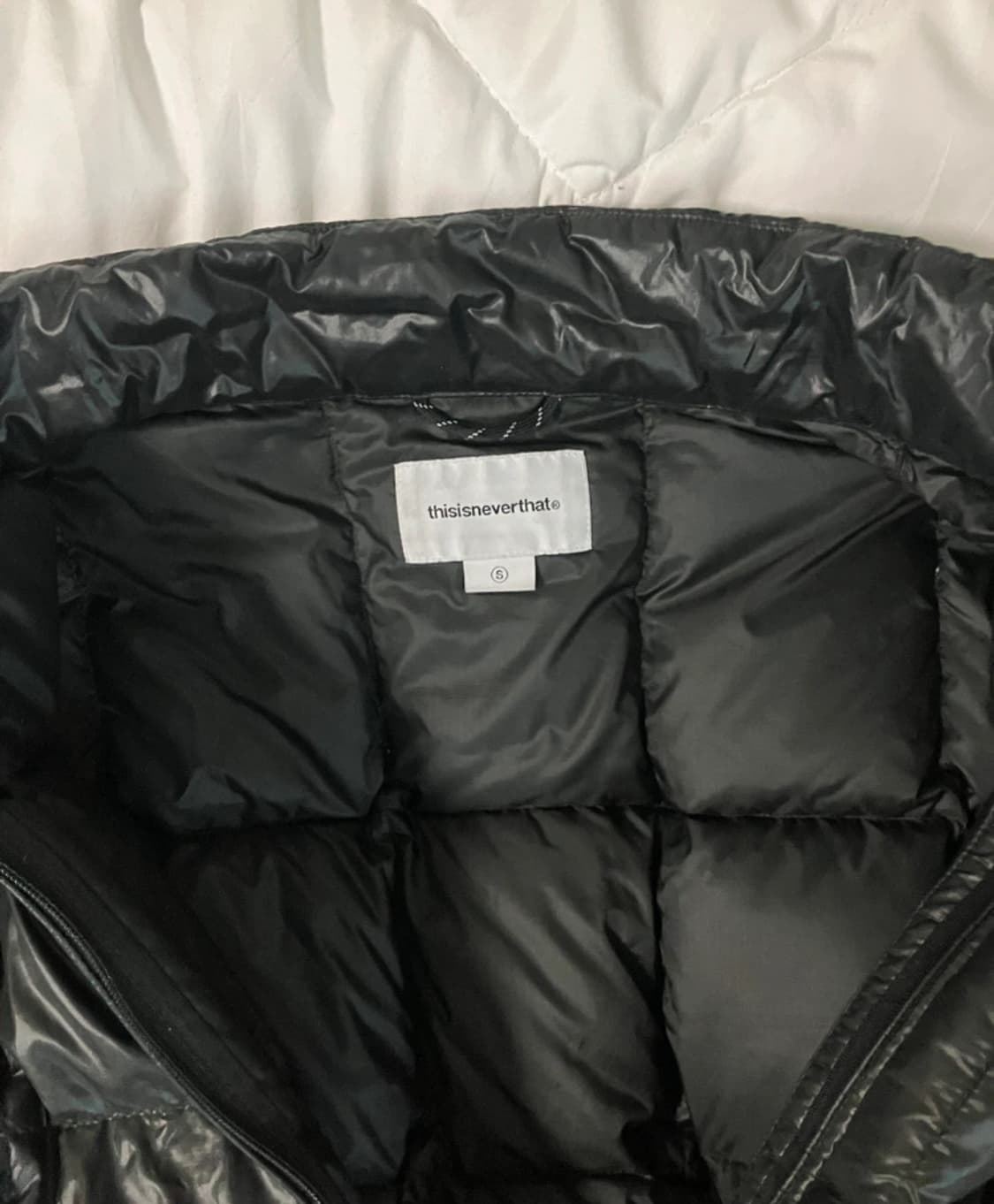 디스이즈네버댓 경량패딩 블랙 상품이미지3