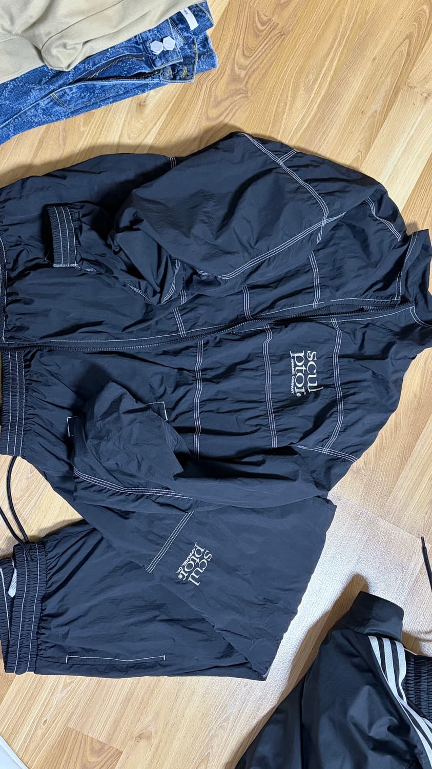 스컬프터 트레이닝 세트 바지M 바람막이L 상품이미지1