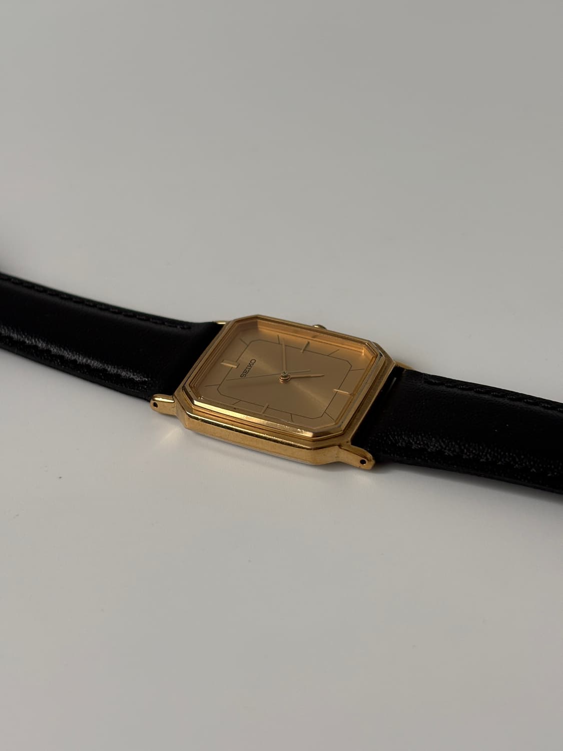 1980s Gold Octagon Case Quartz 상품이미지6