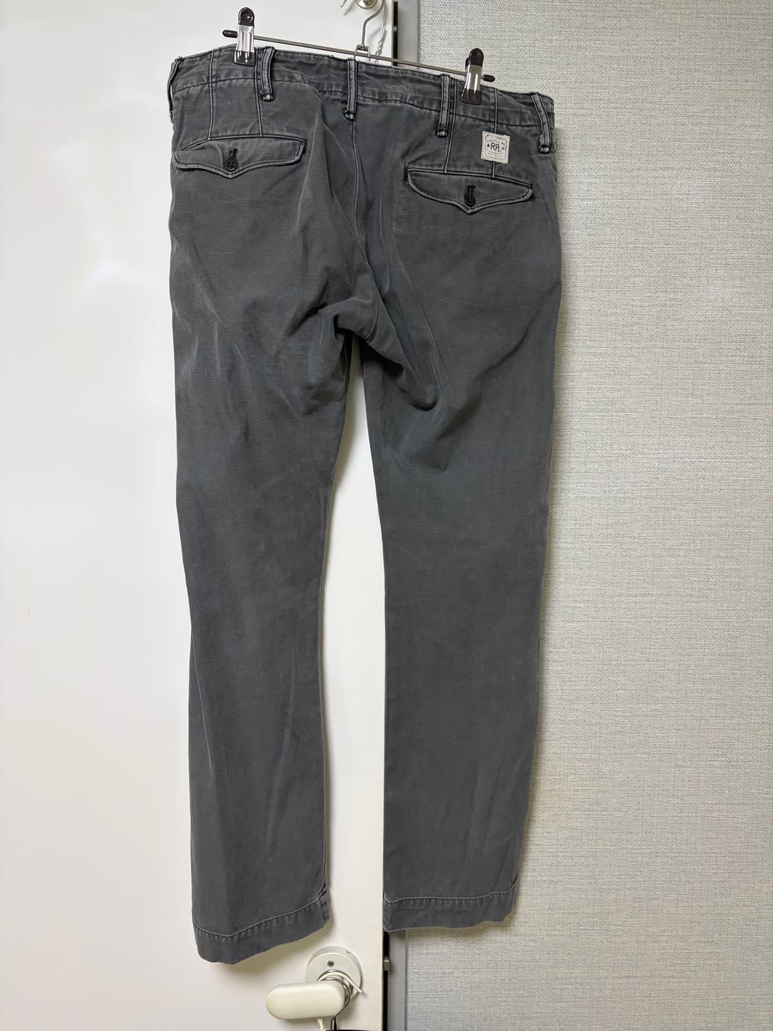 더블알엘 rrl 그레이 가먼트다잉 클래식 핏 워크팬츠 31/30 상품이미지2