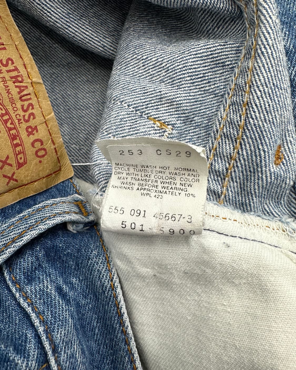 (허단45)90'S 리바이스 USA 501XX-M999 상품이미지5