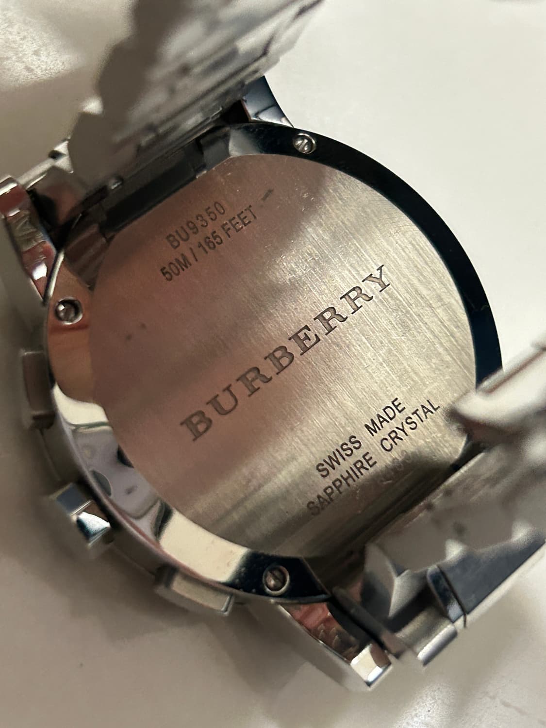 버버리 크로노그래프 쿼츠 메탈시계 상품이미지3