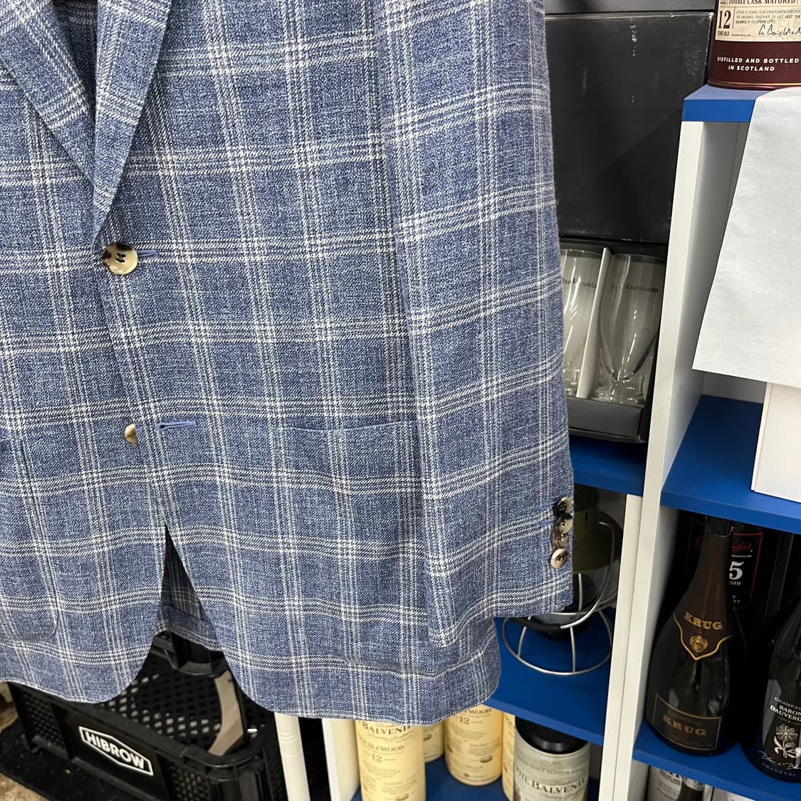 수트서플라이 린넨/실크 블렌드 블레이져 44 상품이미지3