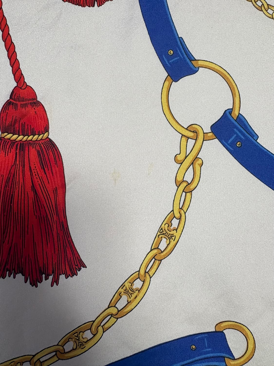 [정품/빈티지] 셀린느(CELINE) 벨트 타슬 실크 대형 스카프 상품이미지3