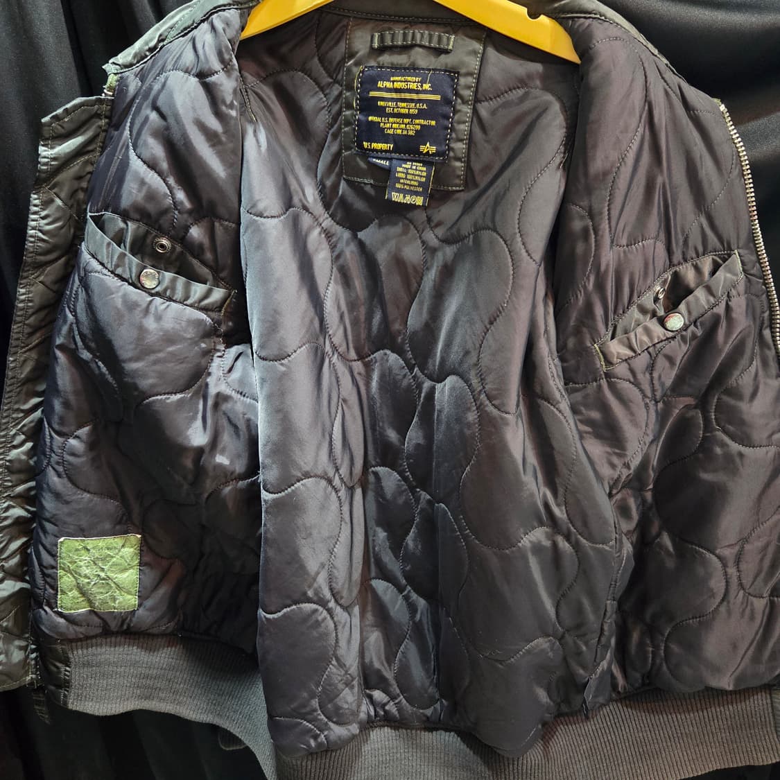 알파인더스트리 MA-1  와펜 항공 점퍼 상품이미지10