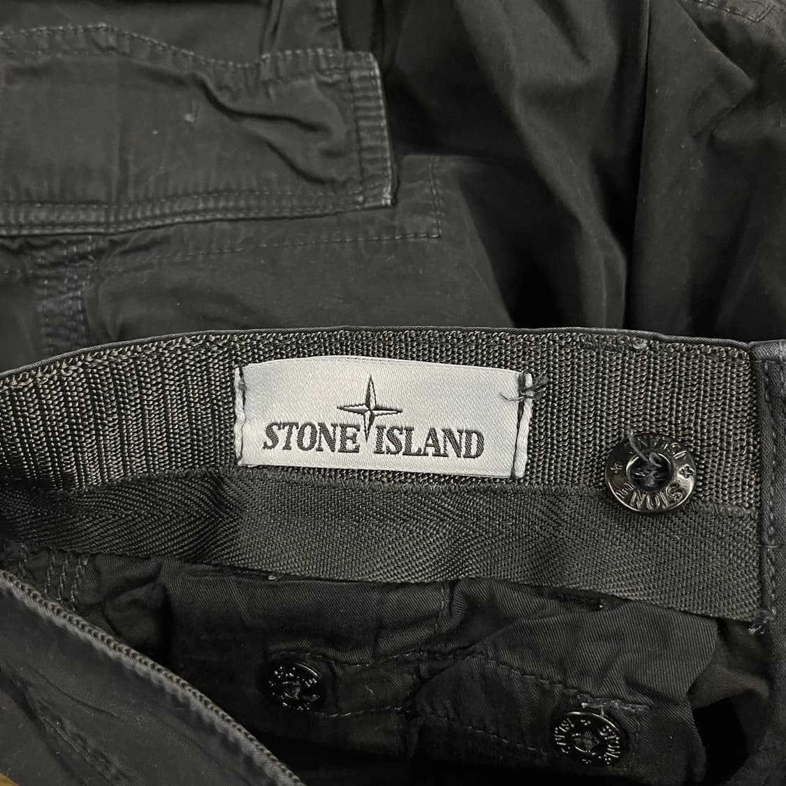 [정품/30] 스톤아일랜드 블랙 와펜 카고 반바지 b18 상품이미지6
