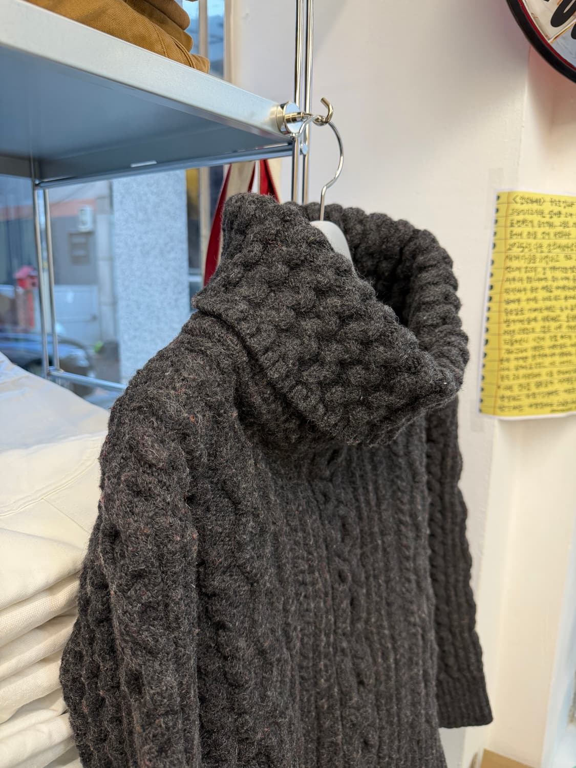 Vtg high neck sweater  상품이미지4