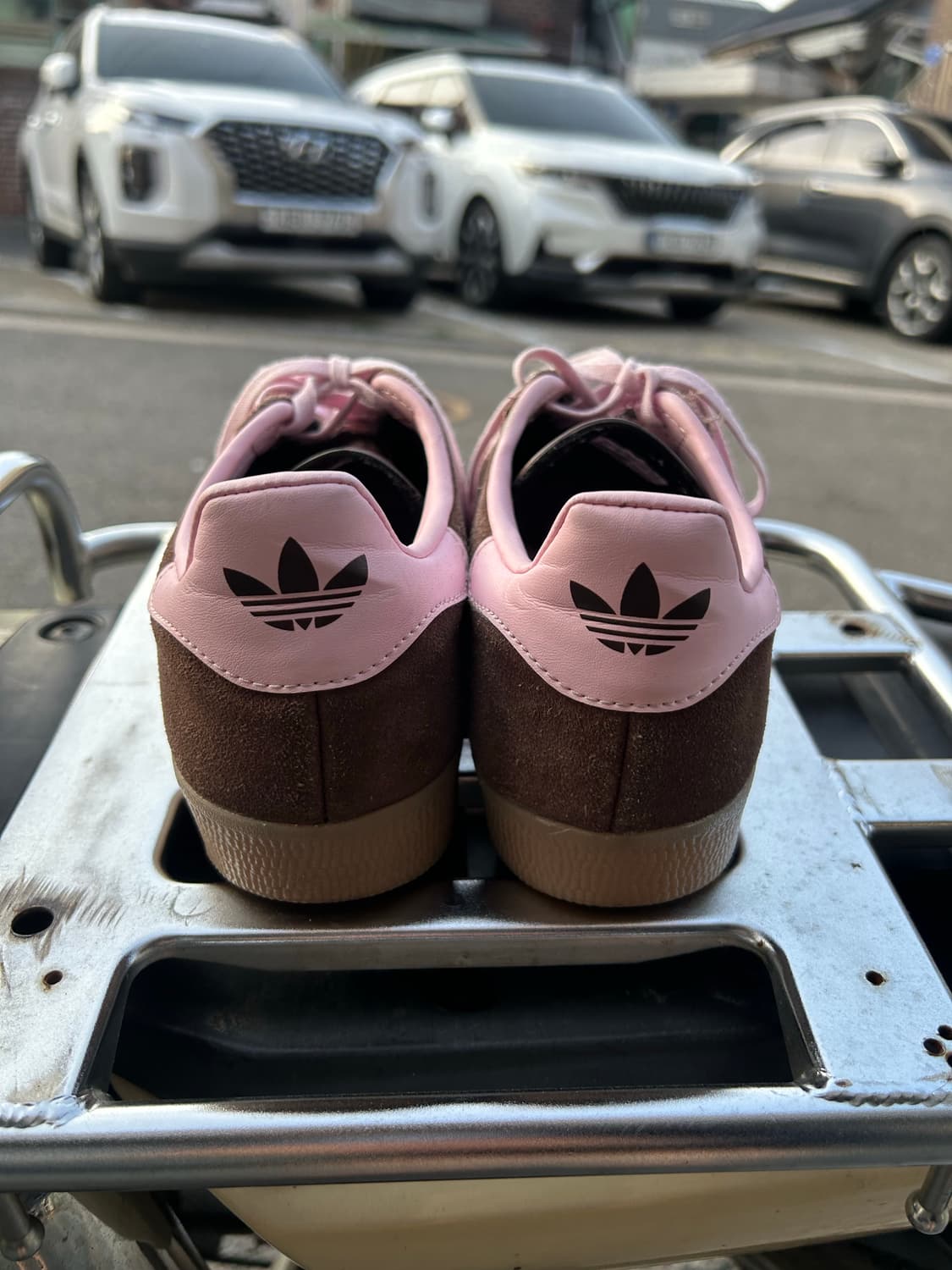 아디다스 가젤 브라운/핑크 265 상품이미지4