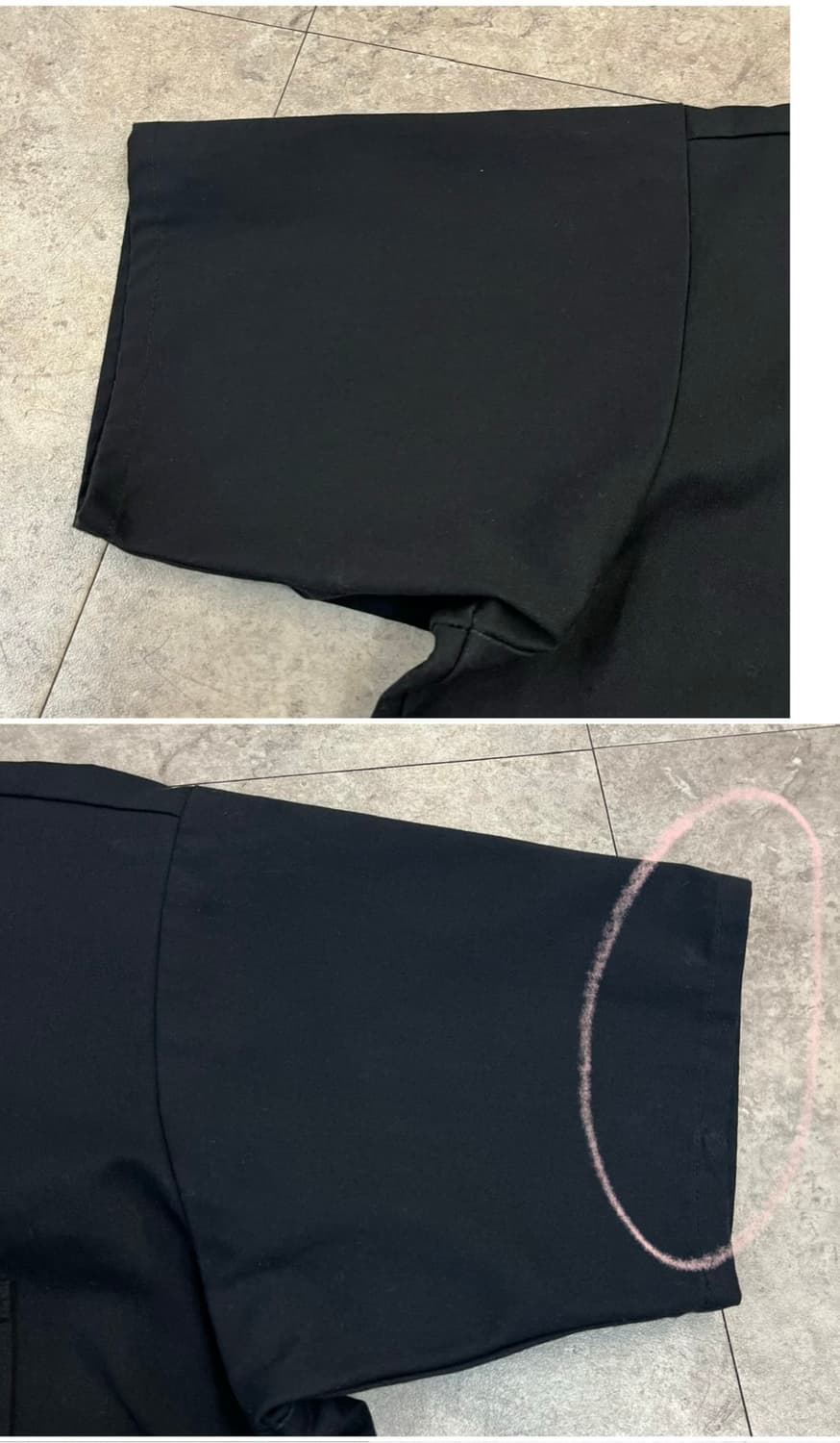 벤데이비스 반집업 반팔 셔츠 블랙 XL #csz3991 상품이미지7