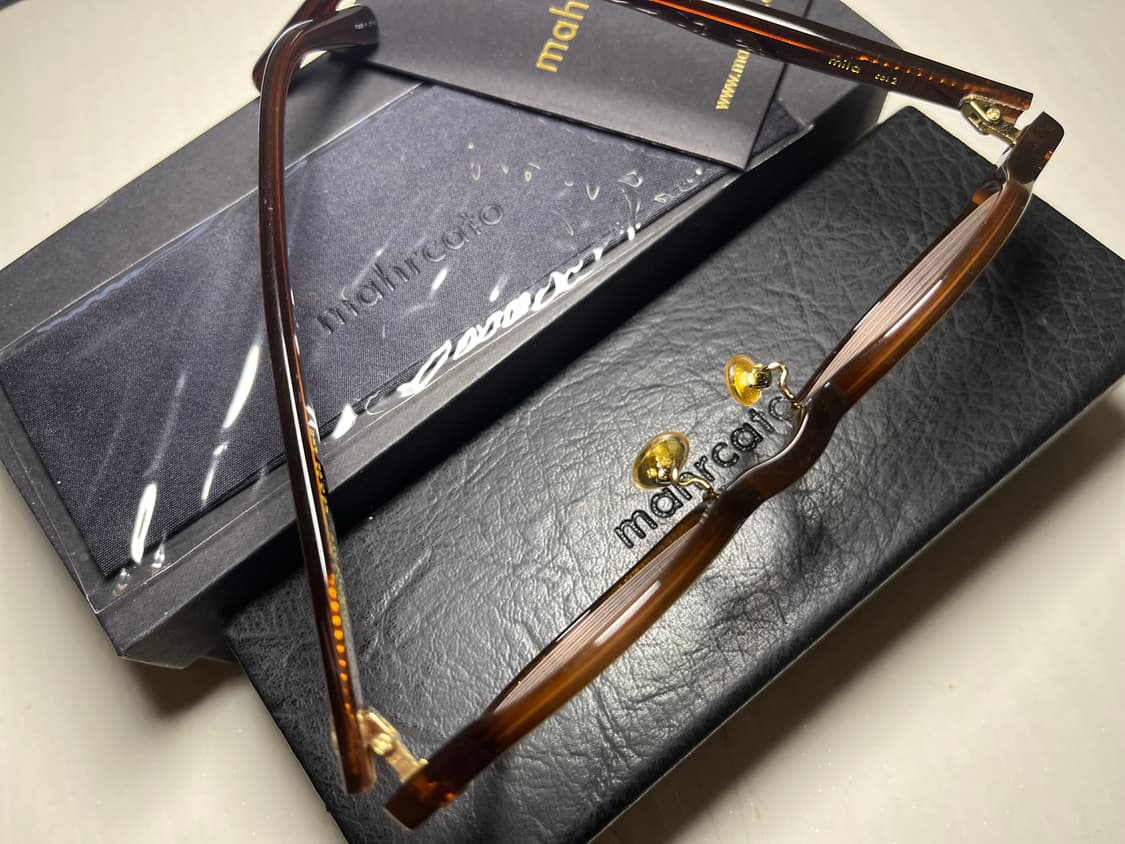 마르카토 밀라 브라운 뿔테 안경 상품이미지4