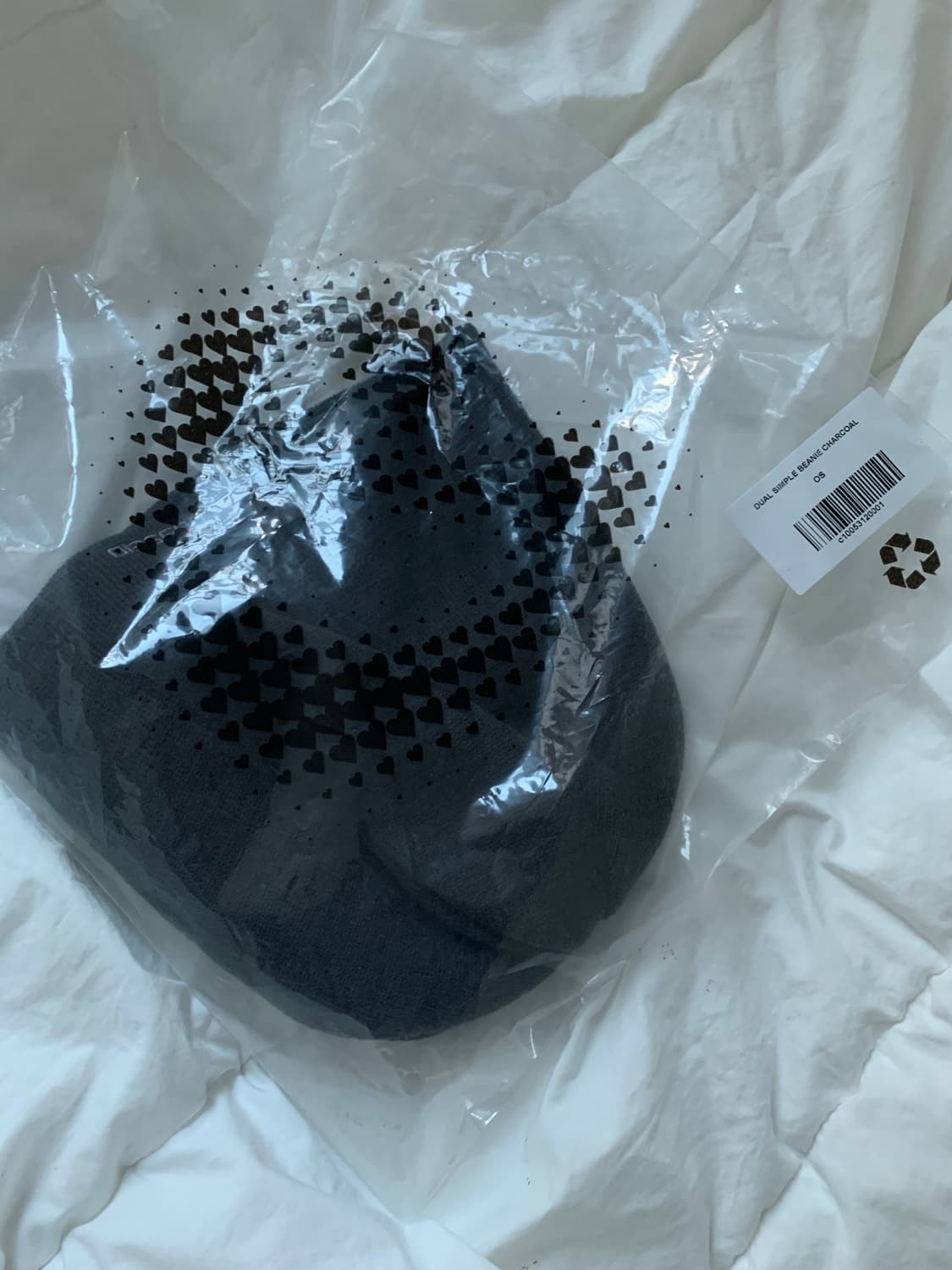 (새상품) 코이세이오 듀얼 심플 비니 차콜 상품이미지2