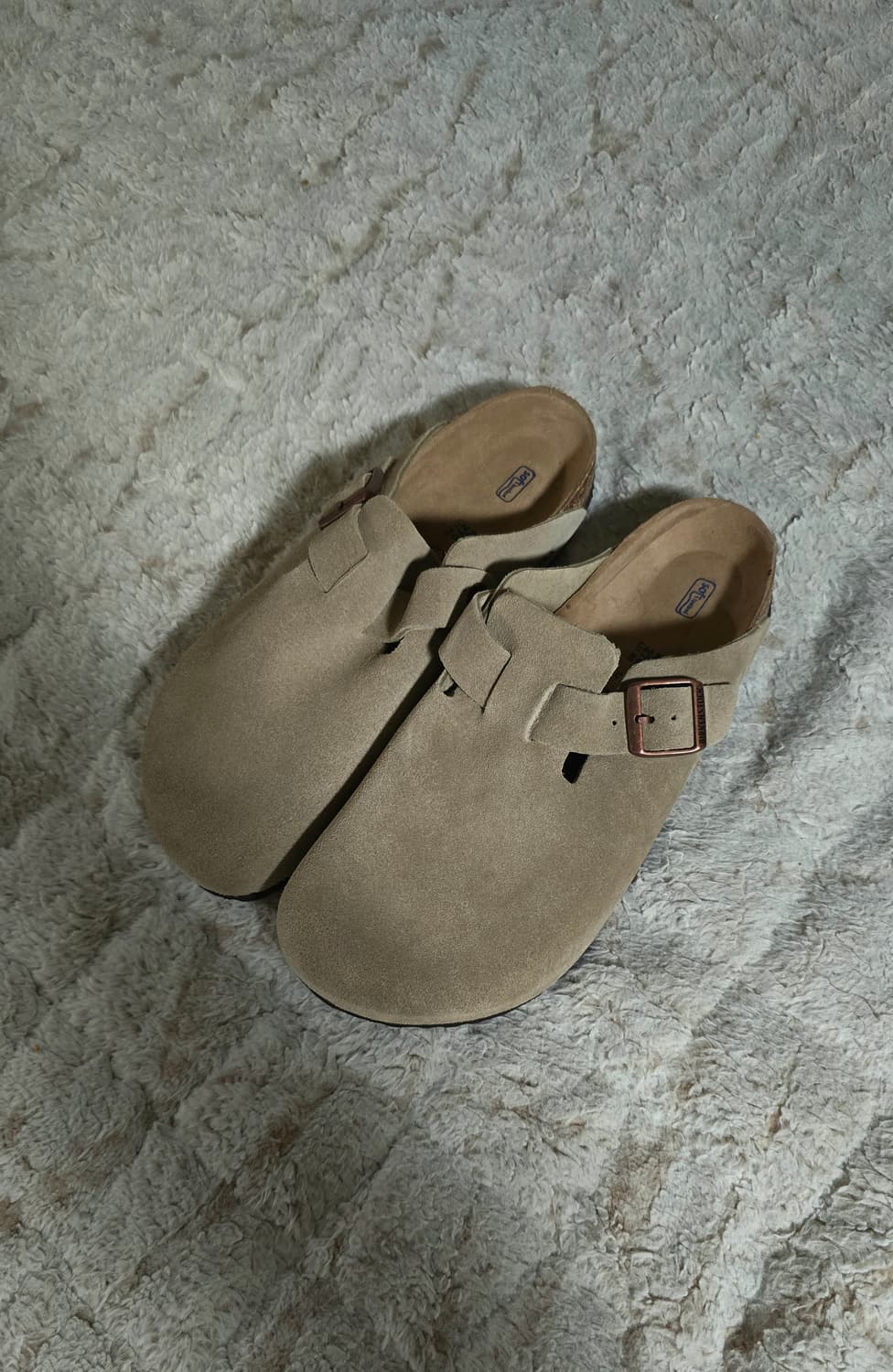 버켄스탁 보스턴 타우페 소프트 풋베드 토프 샌들 레귤러 EU42 상품이미지2