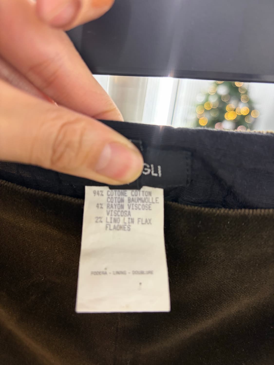 Romeo Gigli Velvet pants 40 상품이미지5